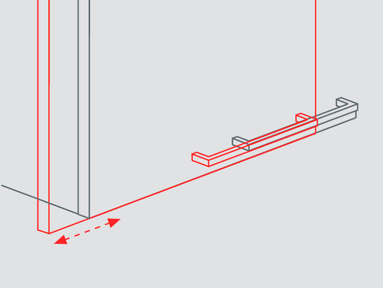 Hinges with three-dimensional adjustment