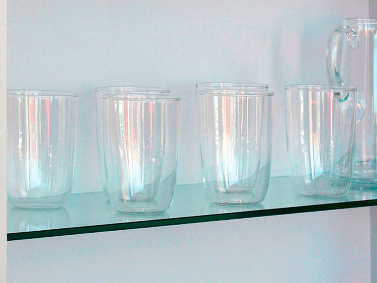 equipamiento de serie de cocinas, portaestantes de cristal de muebles de cocina