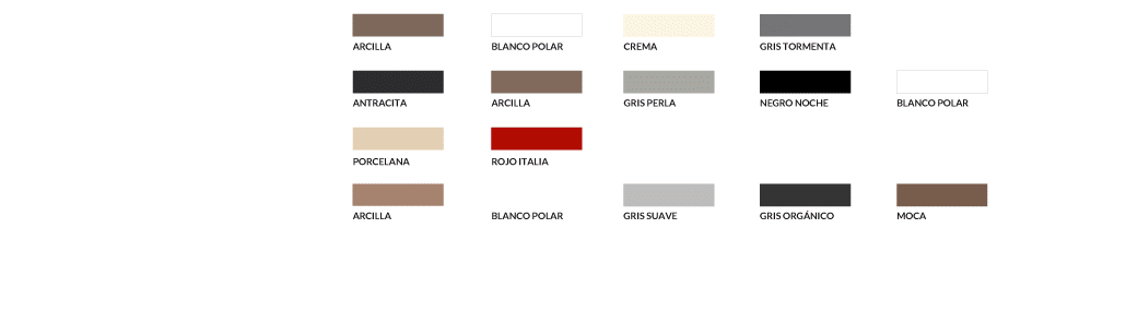 materiales y colores para muebles de cocina